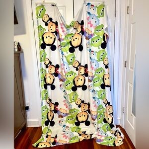 Almost Like New - Tsum Tsum Disney Twin Size Bed Flat Sheet